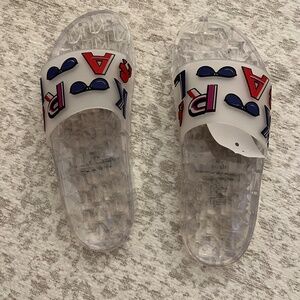 Karl Lagerfeld sliders NWOT